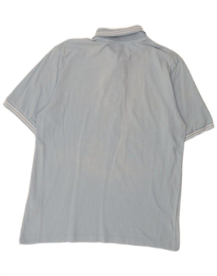 Camisa polo masculina Kappa grande algodão azul