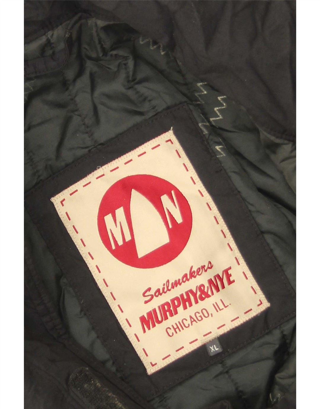 Jaqueta bomber masculina Murphy & Nye UK 42 XL poliamida preta