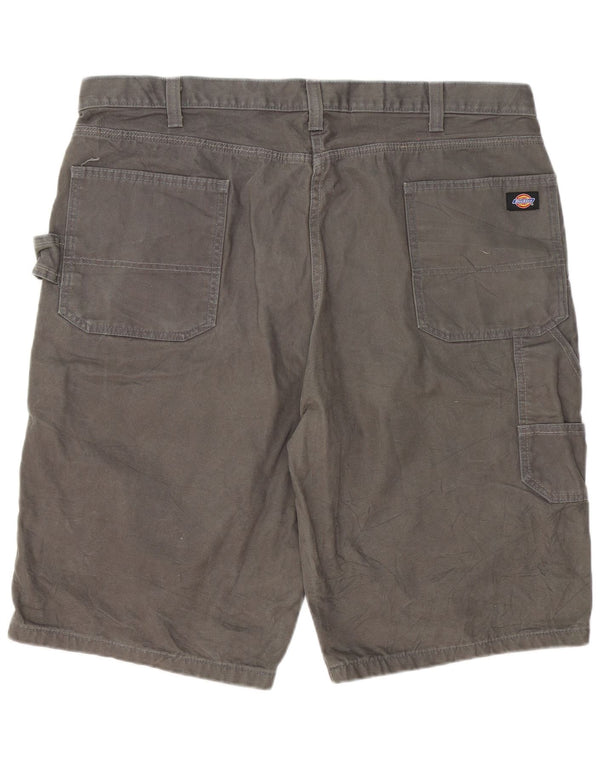 Shorts cargo masculino Dickies com ajuste relaxado W42 2XL algodão cinza