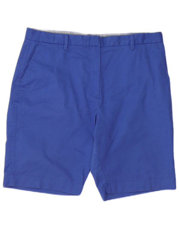 Shorts chino feminino Marks & Spencer UK 20 2XL W40 algodão azul