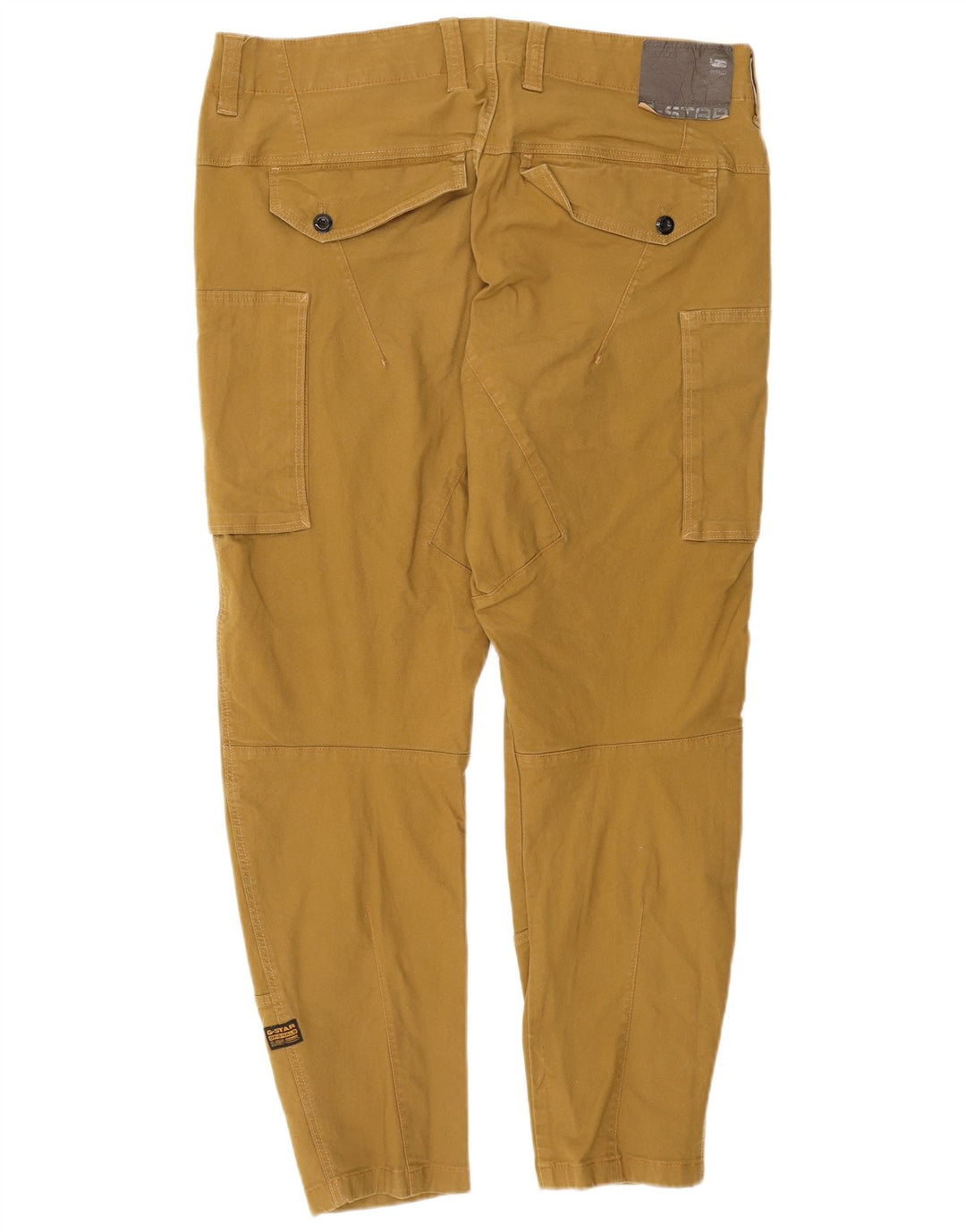 Calça Cargo Cônica Masculina G-STAR W40 L28 Algodão Amarelo