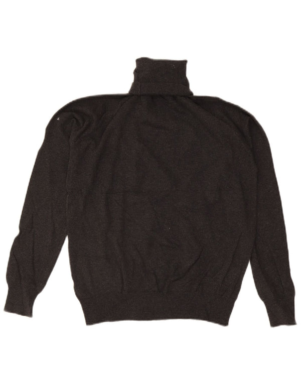 Suéter feminino Zara com gola redonda UK 18 XL Algodão cinza