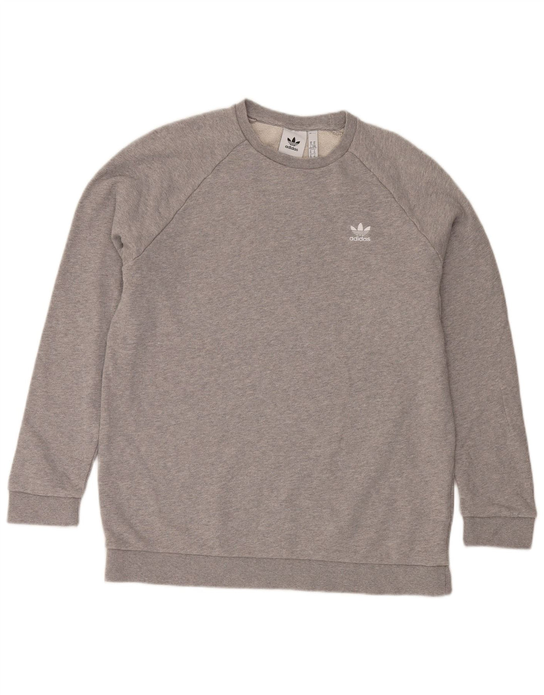 Adidas Mens Moletom Jumper XL Cinza Flecked Algodão