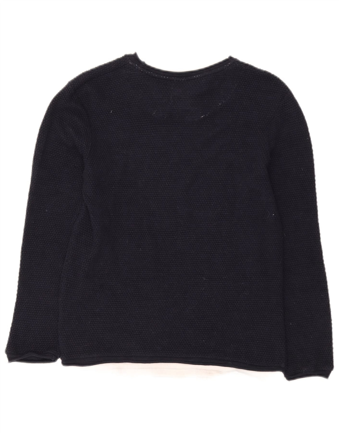 Zara Suéter masculino com gola redonda médio azul marinho