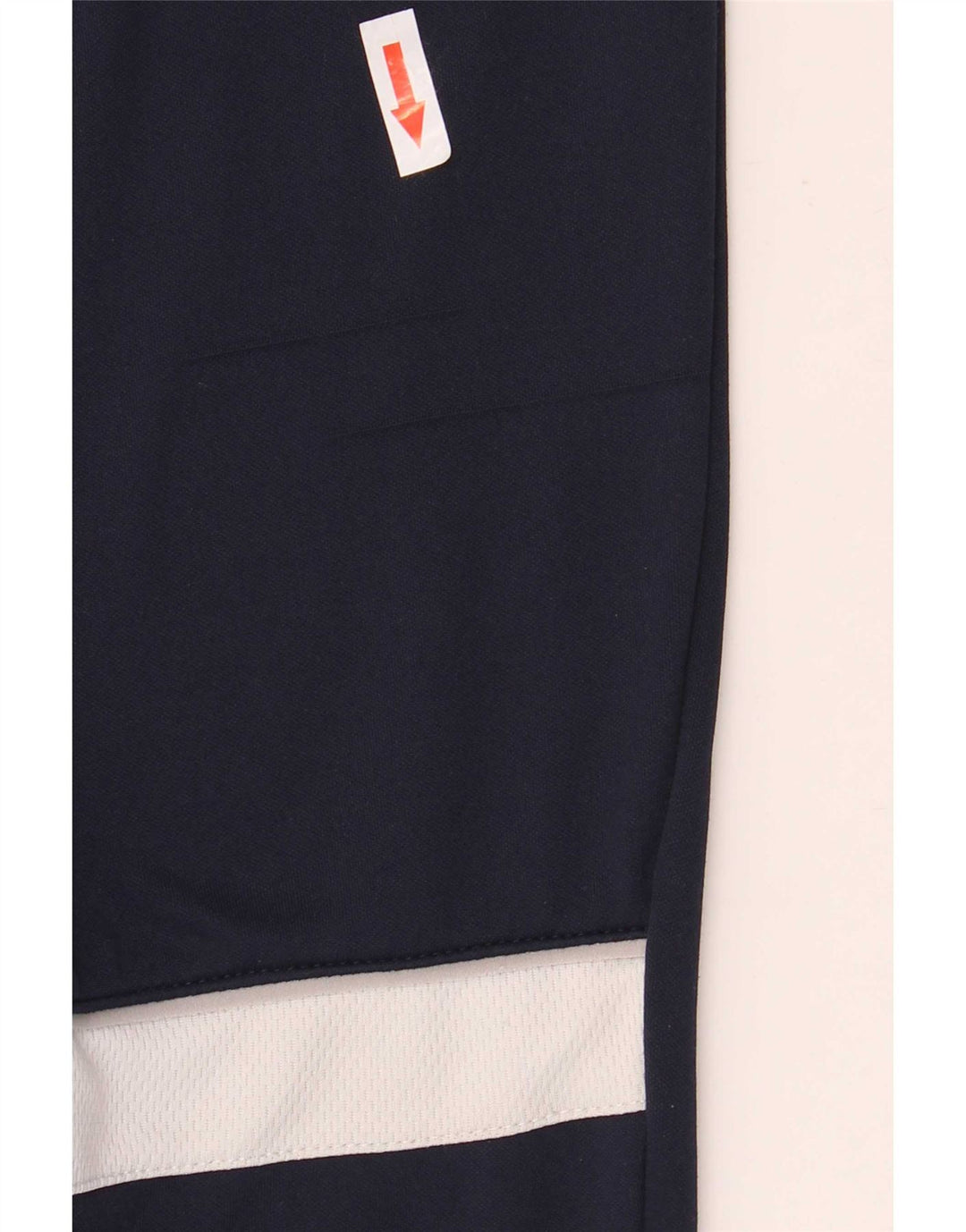 Calça de treino masculina Nike Dri Fit médio azul marinho colorblock poliéster