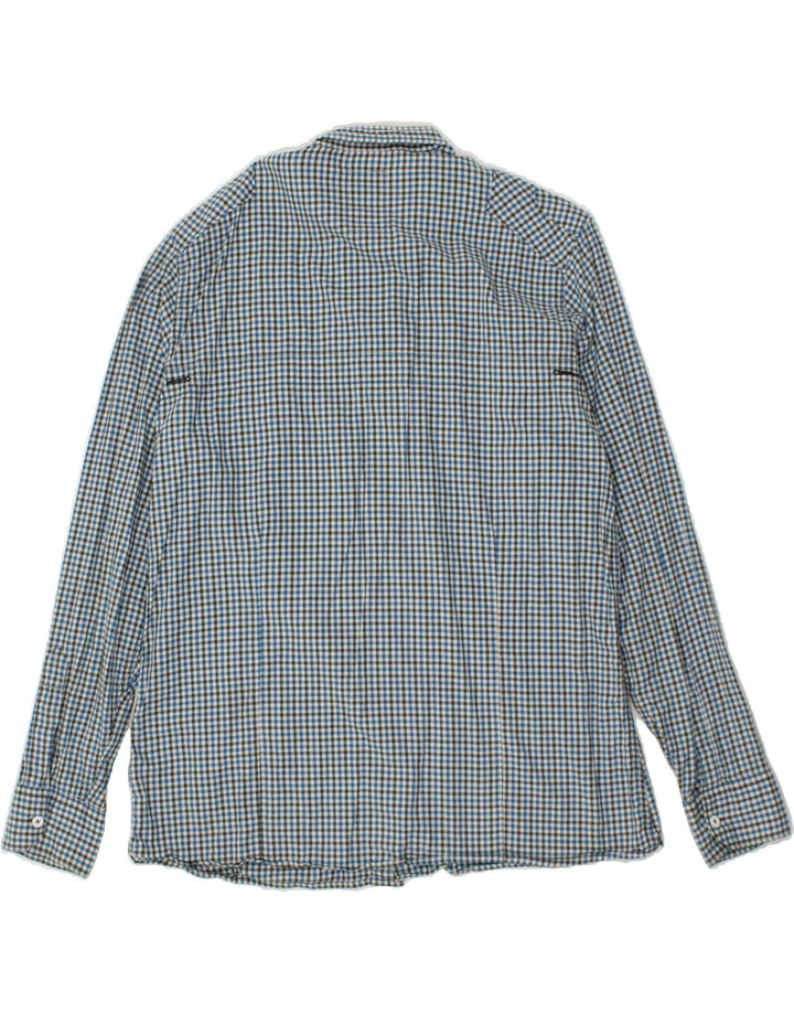 Camisa masculina G-STAR 2XL algodão xadrez azul