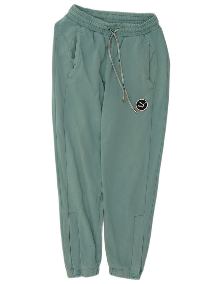 Calça esportiva feminina Puma Joggers UK 8 pequena turquesa