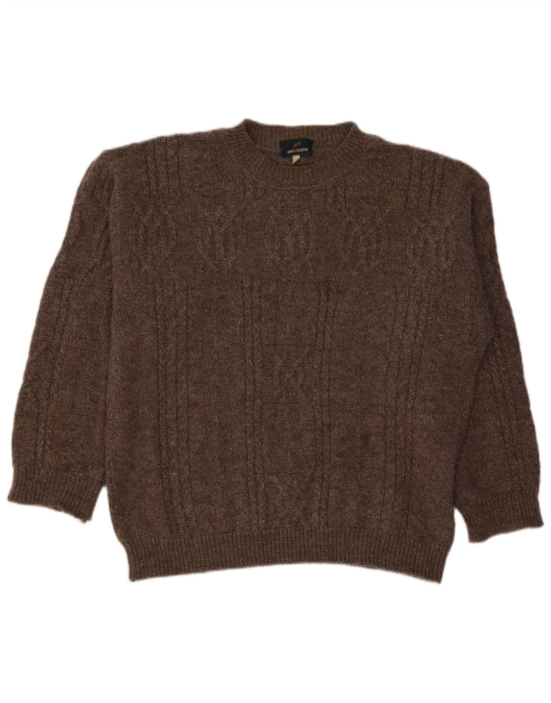Suéter masculino Daniel Hechter com gola redonda XL marrom