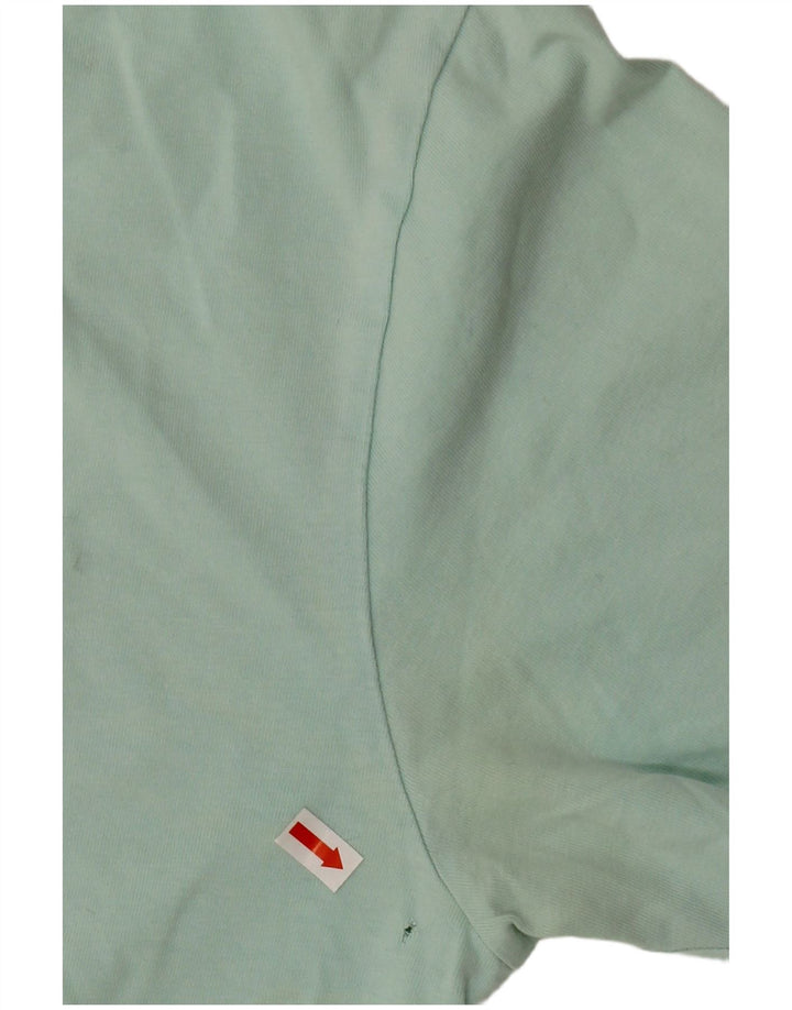 Camiseta feminina gráfica NEW BALANCE UK 14 algodão verde médio