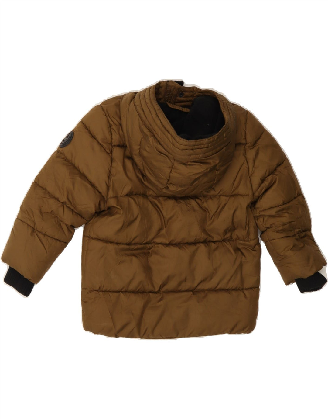 MICHAEL KORS Baby Boys Hooded Padded Jacket 18-24 Months Brown Colourblock Vintage Michael Kors and Second-Hand Michael Kors from Messina Hembry 