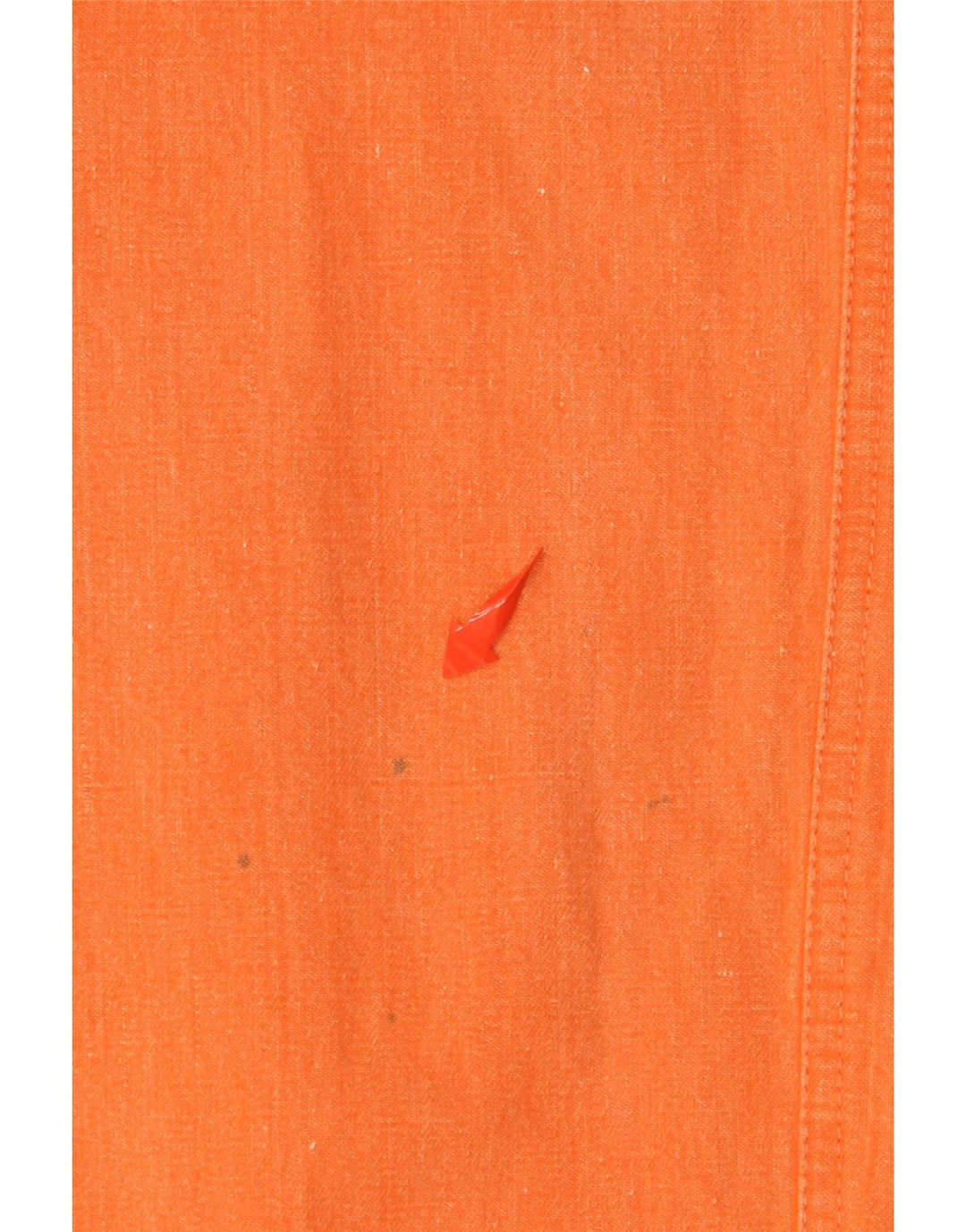 Calça casual feminina C&A de cintura alta cônica UE 38 médio W26 L31 laranja