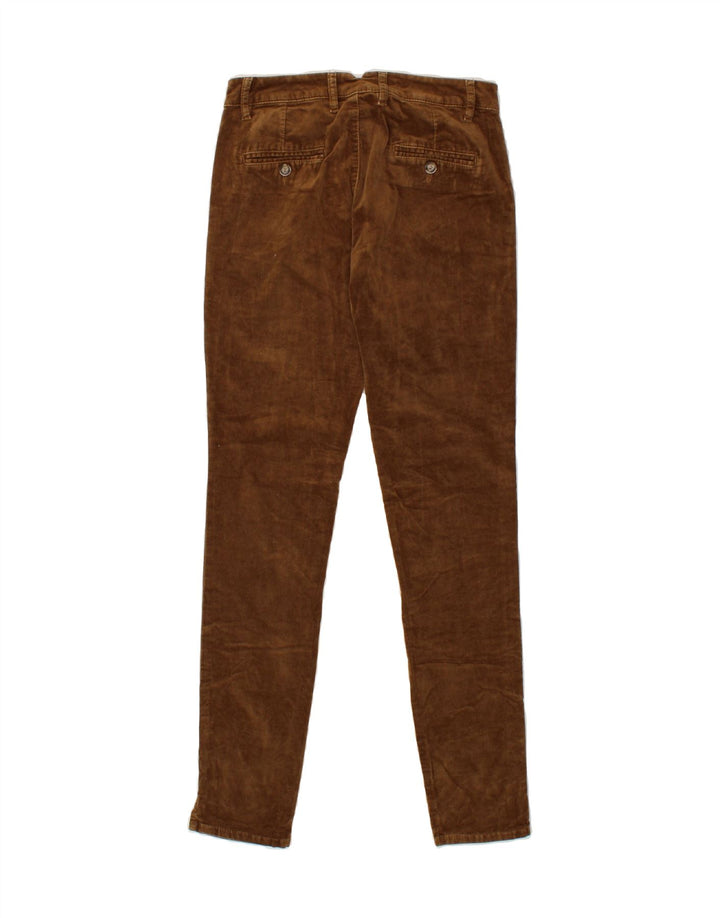 MASSIMO DUTTI Womens Skinny Chino Trousers EU 36 XS W26 L29 Brown Cotton Vintage Massimo Dutti and Second-Hand Massimo Dutti from Messina Hembry 