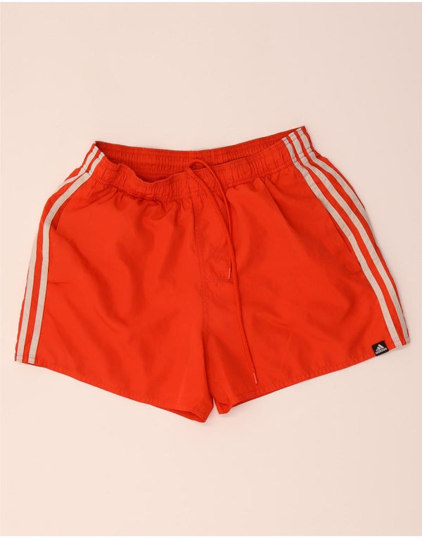 Adidas Mens Sport Shorts Médio Poliéster Vermelho