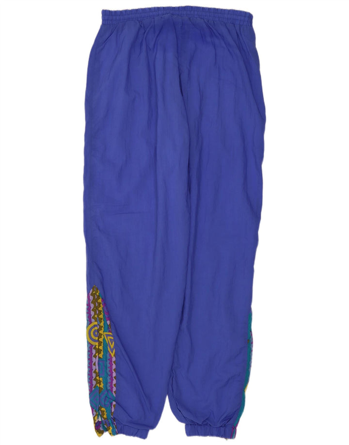 J Jeantex Mens Loose Fit Full Tracksuit Poliamida Geométrica Azul Médio