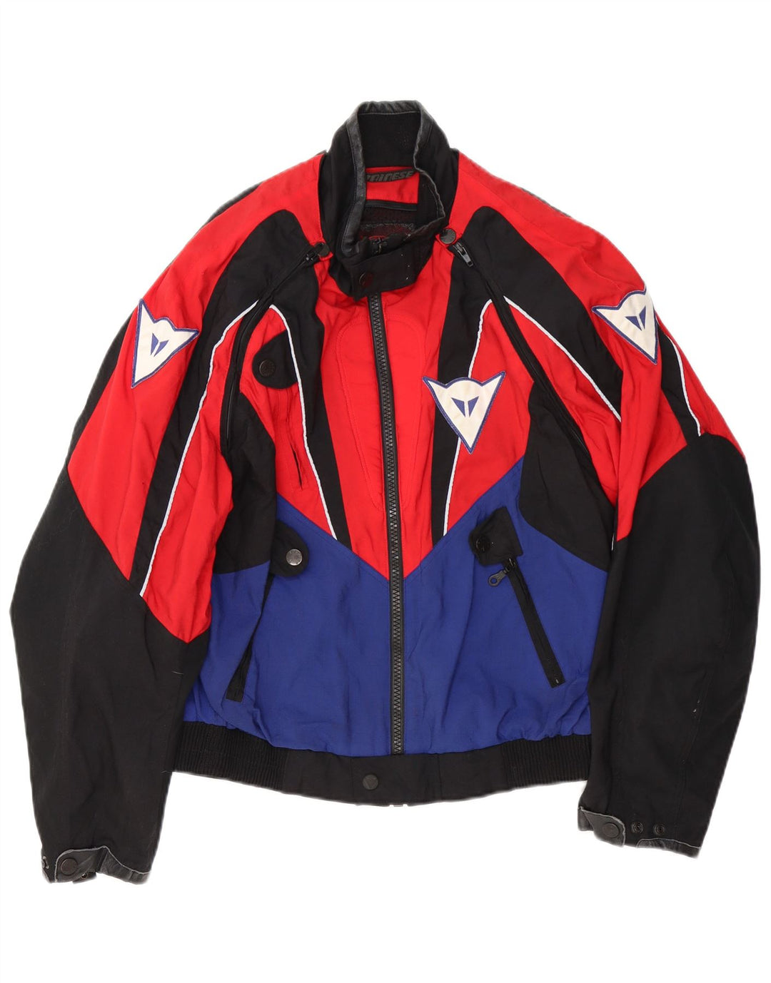 Jaqueta masculina Dainese Motorcycle Graphic Racer UK 38 Medium Red Colourblock