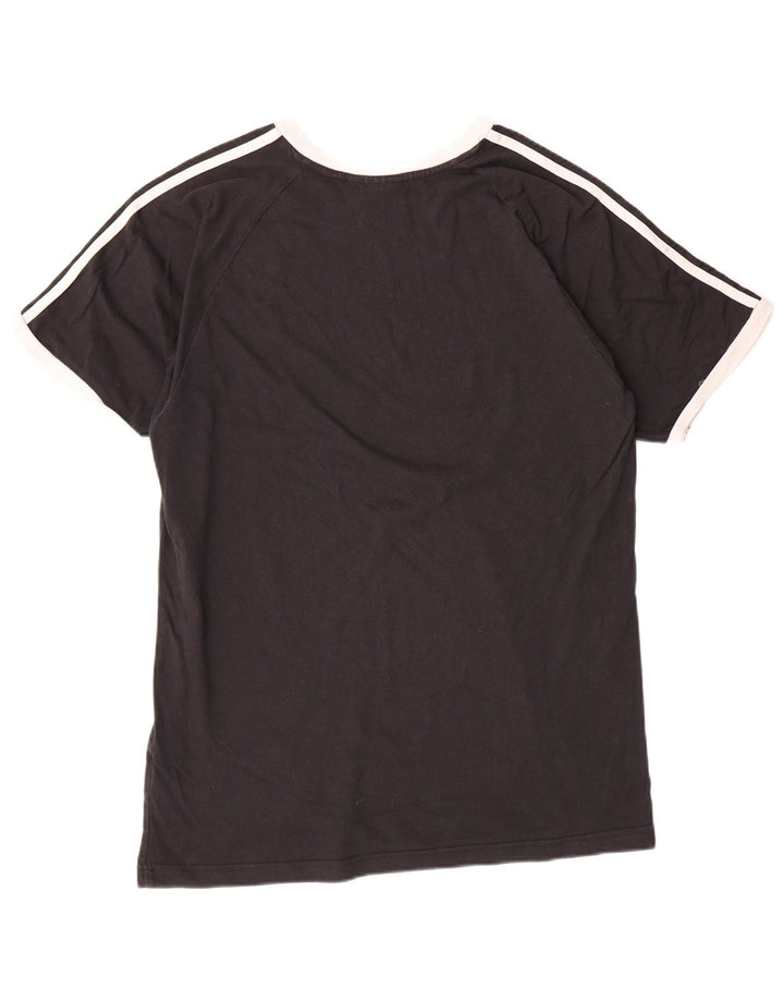 Camiseta masculina Adidas grande algodão preto