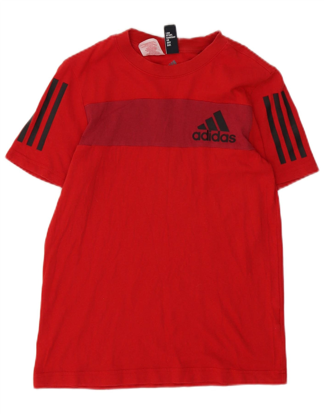 Camiseta Adidas Meninos Graphic Top 11-12 Anos Médio Vermelho