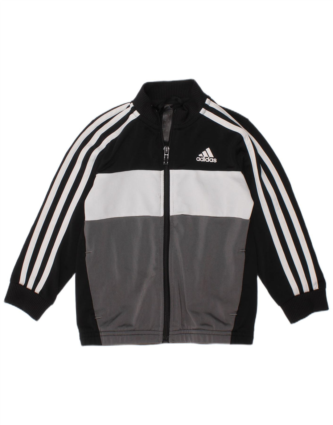 Jaqueta Adidas Meninos Treino Top 3-4 Anos Preto Colorblock Poliéster