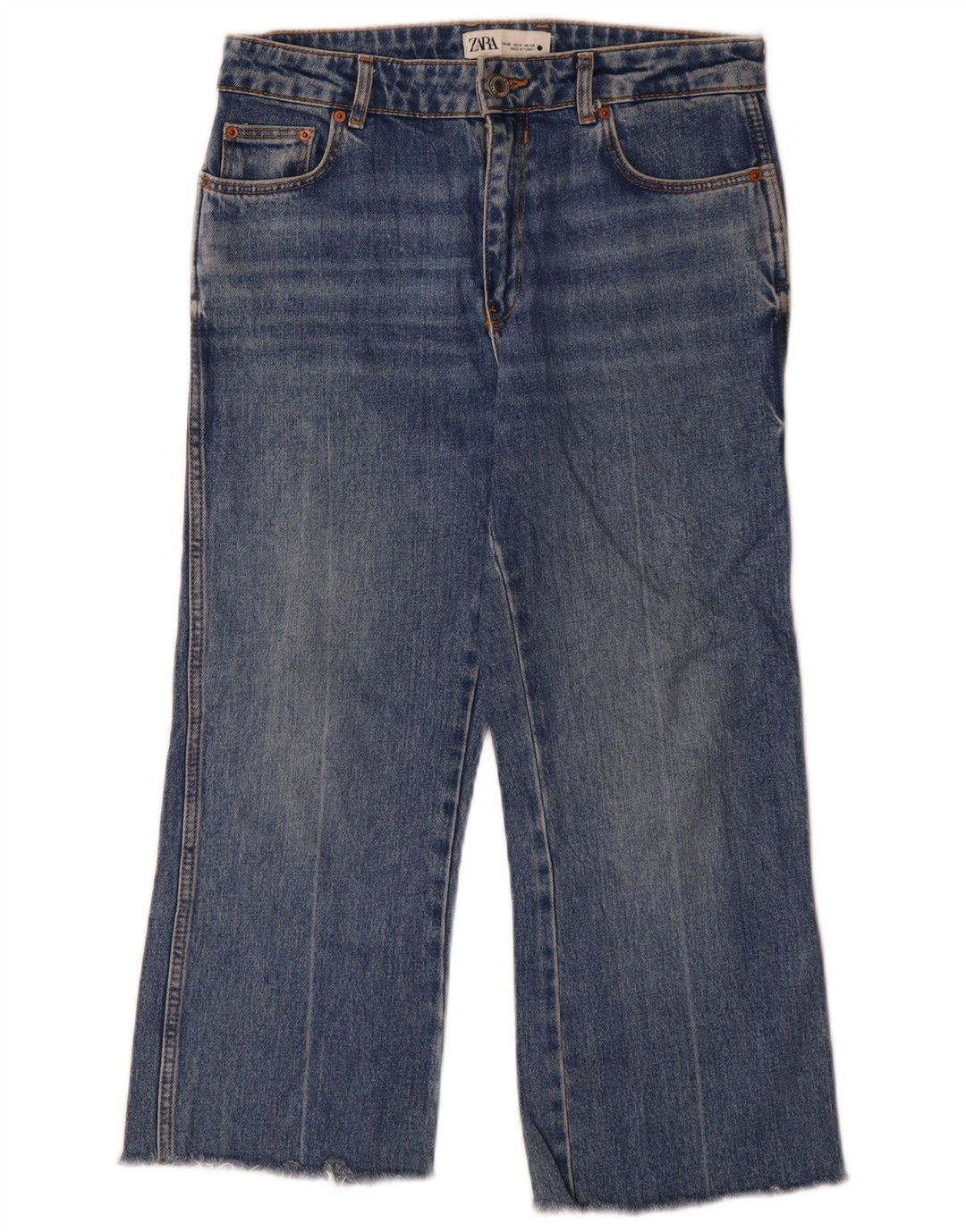 Calça jeans feminina Zara EU 36 XS W26 L26 azul