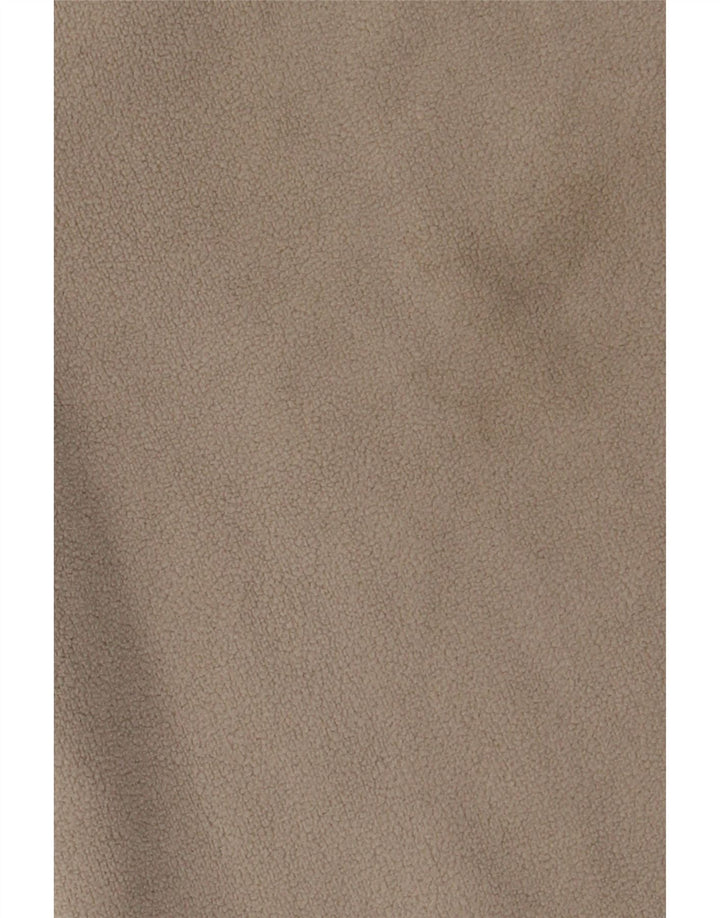 Jumper estranho do velo do pescoço do fecho de correr dos homens dos peixes grande fora do poliéster branco