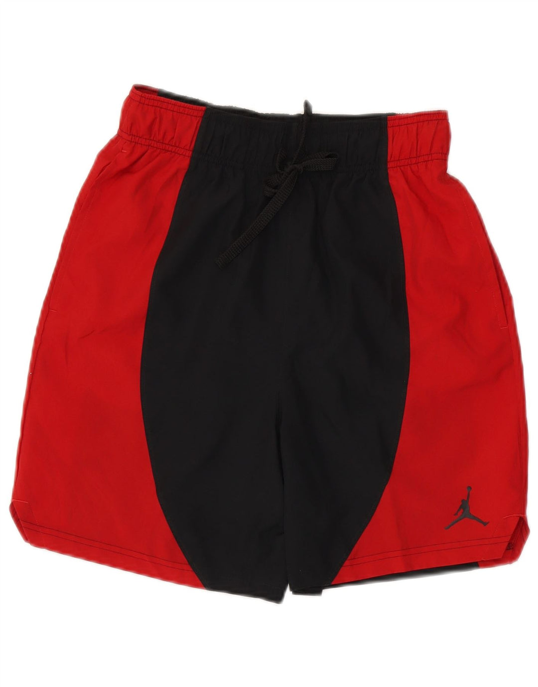 JORDAN Mens Dri Fit Sport Shorts Pequeno Preto Colourblock Poliéster