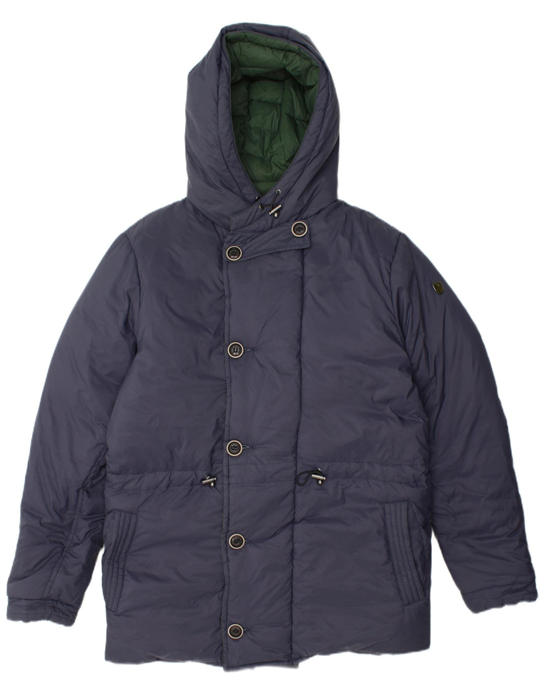 Jaqueta acolchoada reversível com capuz masculino CMP IT 50 grande azul marinho