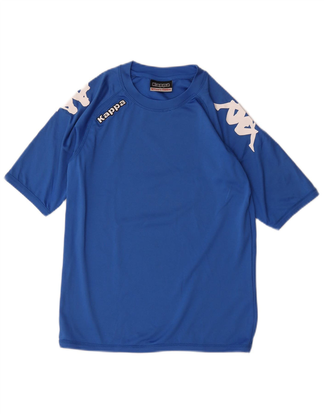 Top Kappa Boys Graphic T-Shirt 11-12 Anos Azul Poliéster