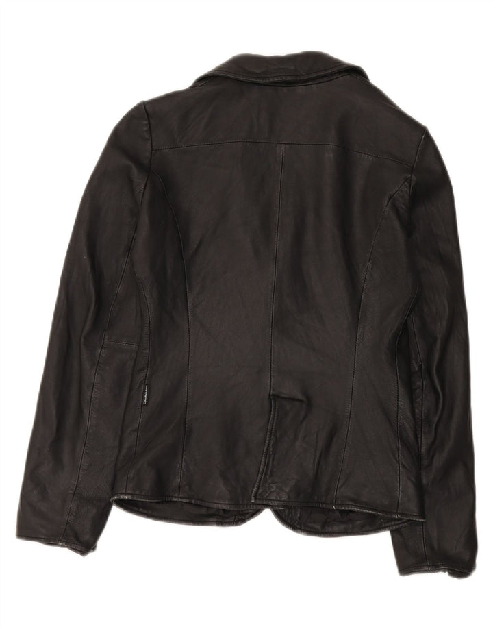 Jaqueta blazer feminina Calvin Klein Jeans com 1 botão Reino Unido 10 pequena preta