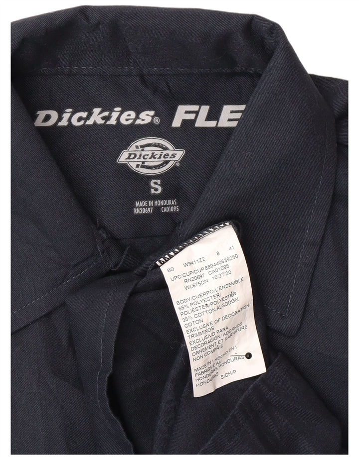 Camisa masculina Dickies pequena azul marinho poliéster