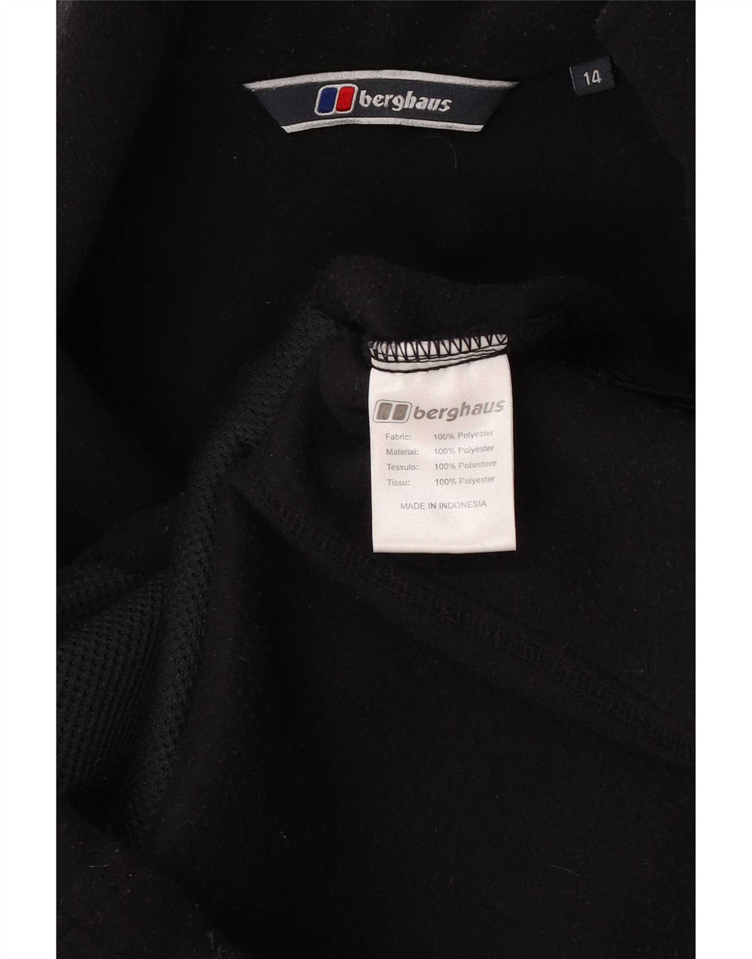 Berghaus Womens Fleece Gilet UK 14 Grande Poliéster Preto
