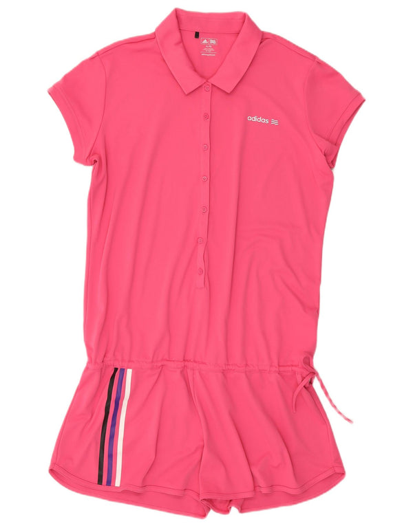 Adidas Mulheres Playsuit UK 18 XL Rosa Poliéster
