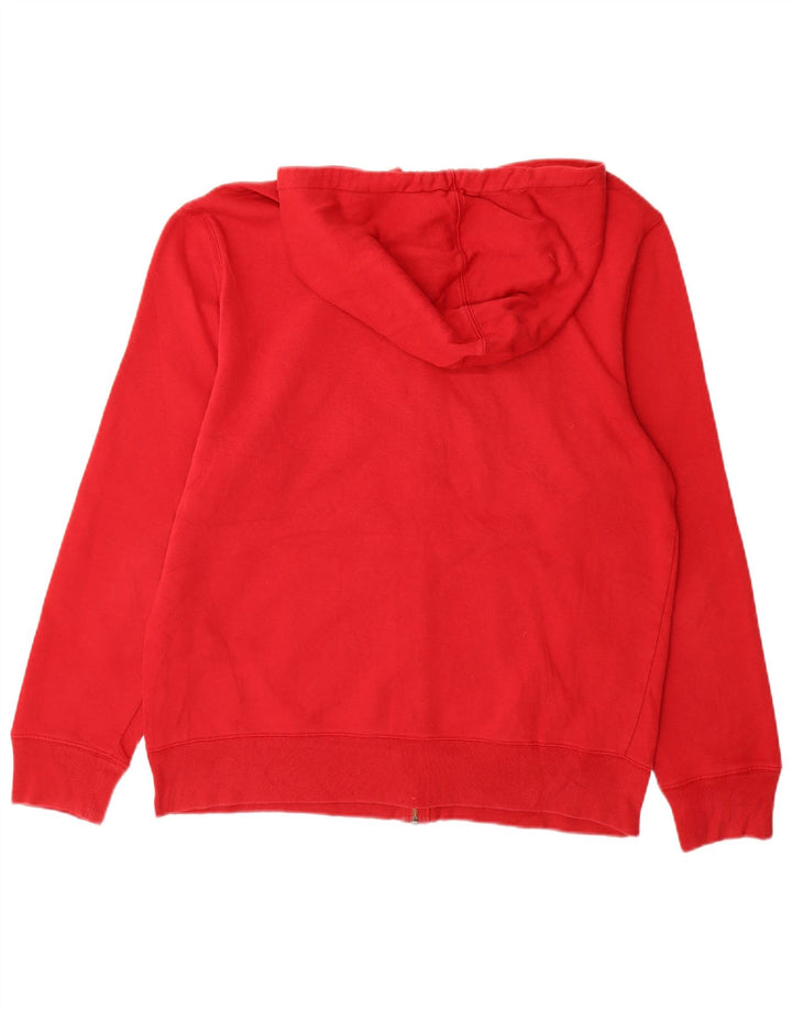 Suéter masculino Gap com capuz e zíper gráfico grande algodão vermelho