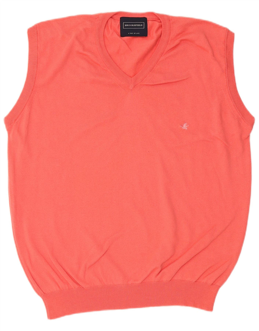 BROOKSFIELD Colete masculino regata grande algodão rosa