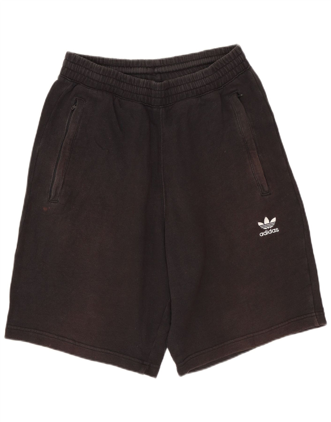 Adidas Mens Sport Shorts Pequeno Algodão Preto