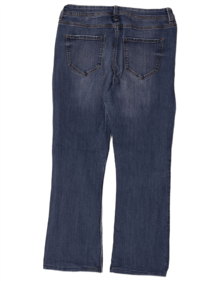 Jeans feminino Marks & Spencer Bootcut W32 L26 algodão azul