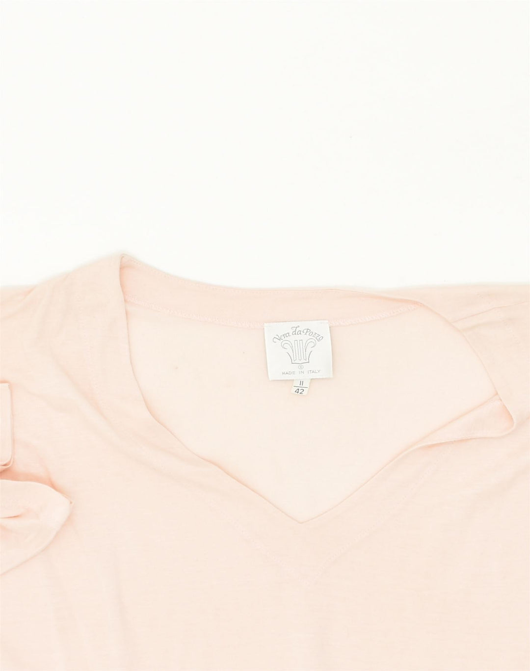 VINTAGE Womens Blouse Top IT 42 Medium Pink Cotton | Vintage Vintage | Thrift | Second-Hand Vintage | Used Clothing | Messina Hembry 