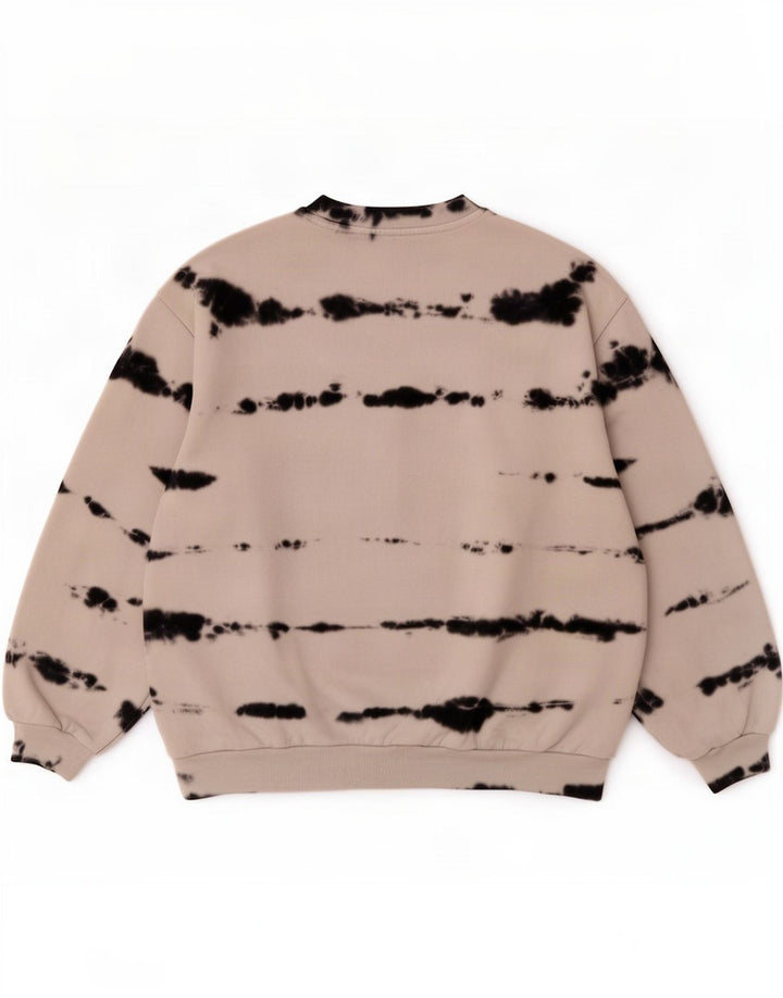 Levi's Moletom Masculino Jumper Médio Off White Tie Dye Algodão