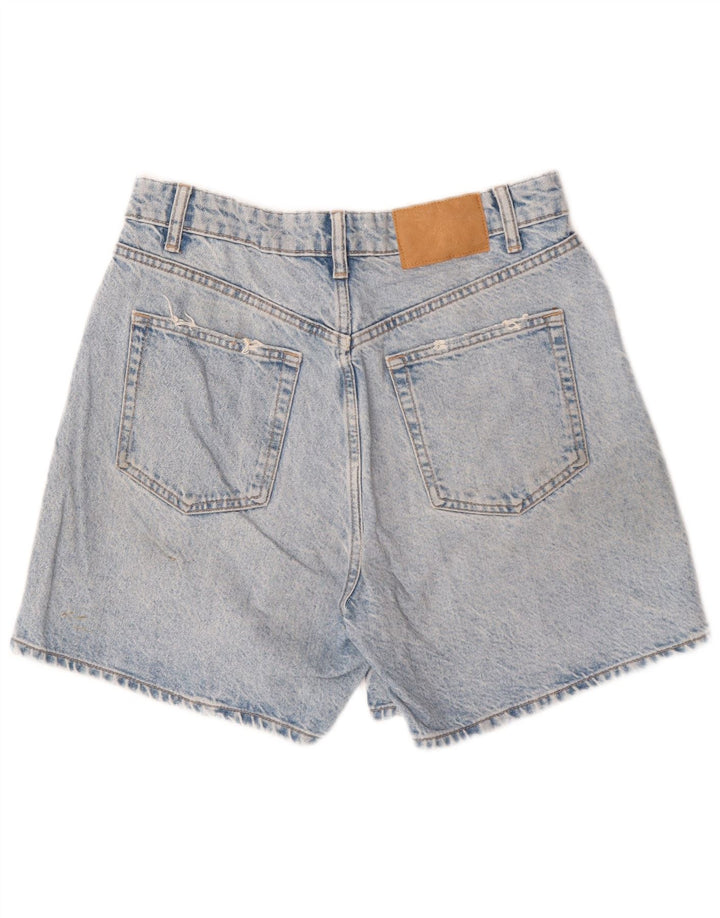 Shorts jeans feminino Zara EU 40 médio W30 algodão azul