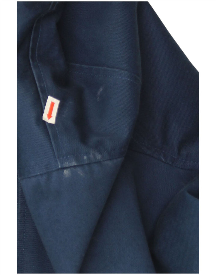 Jaqueta bomber masculina DC com capuz Reino Unido 40 grande algodão azul marinho