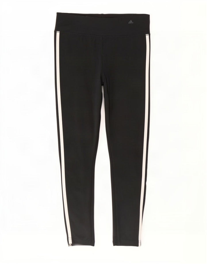 Adidas Womens Climalite Leggings UK 8/10 Pequeno Poliéster Preto