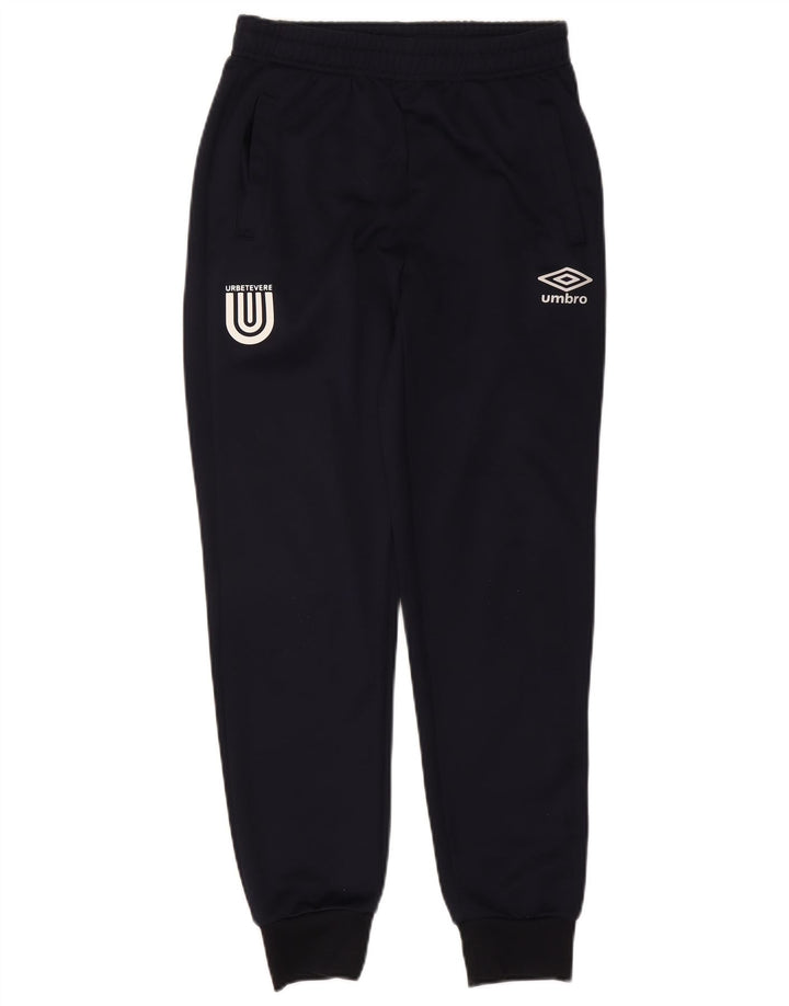 Umbro Mens Graphic Tracksuit Calça Joggers Pequeno Poliéster Azul Marinho