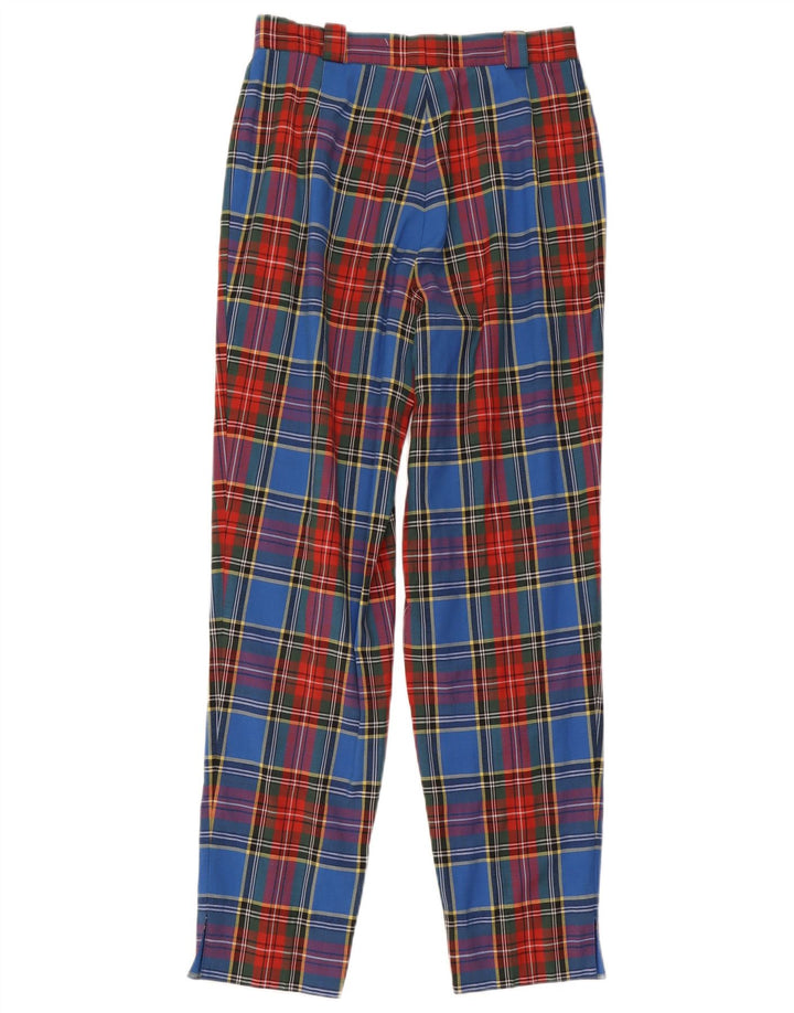 Calça feminina GARDEUR UK 12 médio W28 L29 xadrez multicolorido