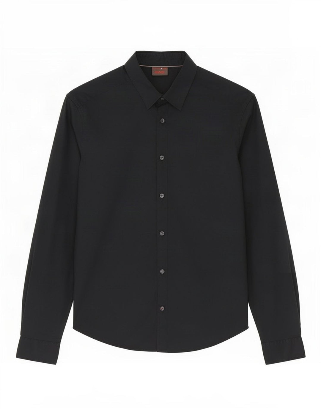 Camisa masculina Esprit de algodão preto médio
