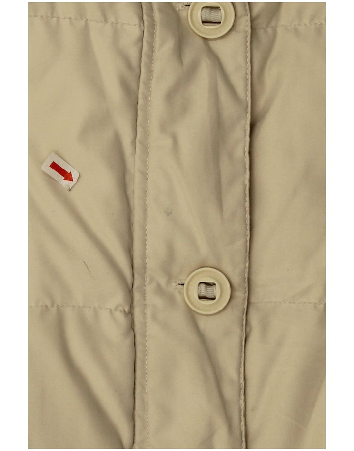 Jaqueta acolchoada superdimensionada para meninas Diadora 9-10 anos grande poliéster bege