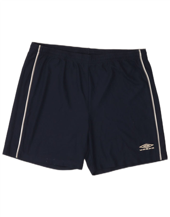 Shorts esportivos masculinos da Umbro XL azul marinho