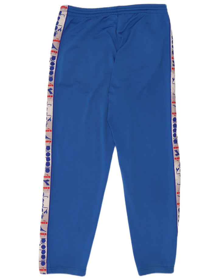 Calça de treino masculina Diadora Graphic azul grande poliéster