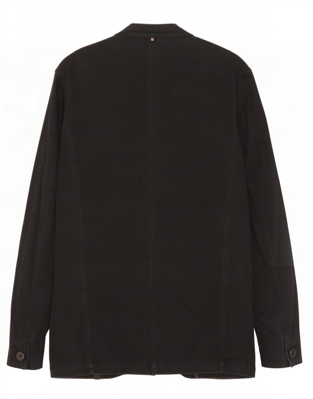 Jaqueta militar masculina Pretty Green UK 38 algodão preto médio