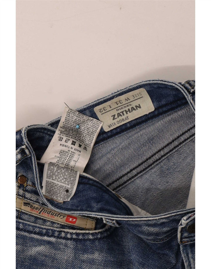 Diesel Masculino Zathan Bootcut Jeans W31 L32 Azul Algodão