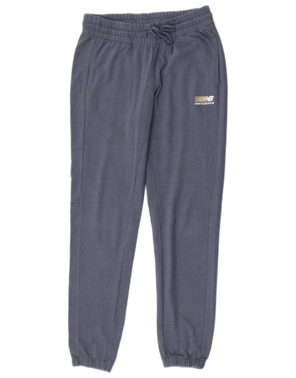 New Balance Mens Calças de treino Joggers Pequeno Azul