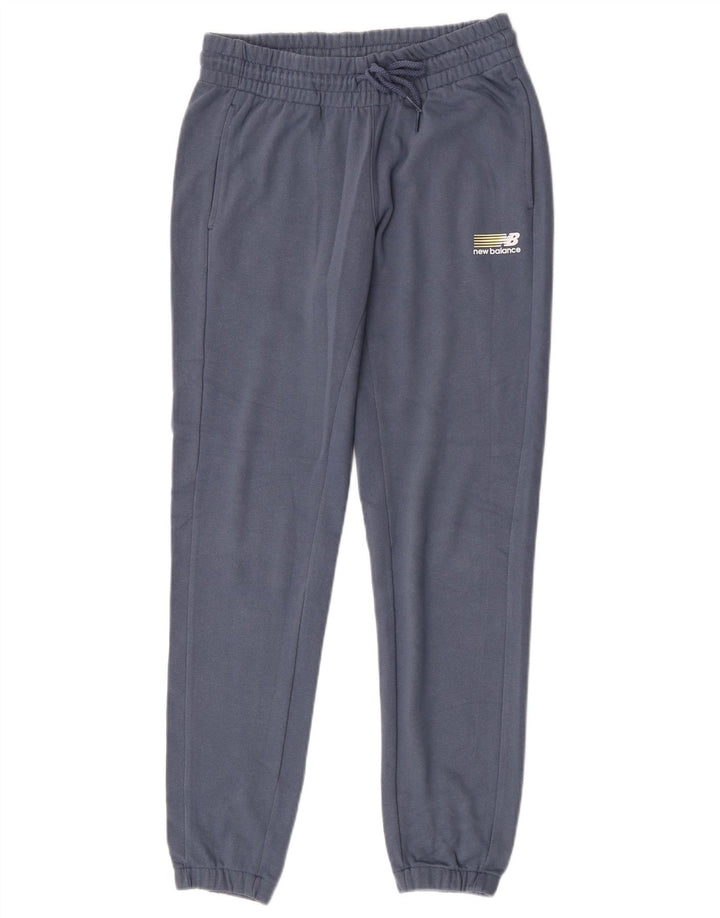 New Balance Mens Calças de treino Joggers Pequeno Azul
